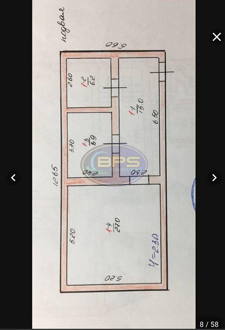 Продаж 3-поверховий Будинок з ділянкою 6.7 сот 272 кв.м 5 кімн. на СОГ Лебедь, 10 лінія вул. Сухий Лиман - фото 9