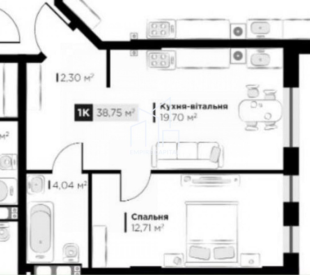 Продаж 1к квартири 38 кв. м Львів - фото 18