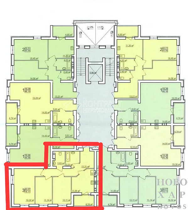 Продаж Квартира 3-кімнатна, 8/9 поверх на вул. Перемоги Харків - фото 3