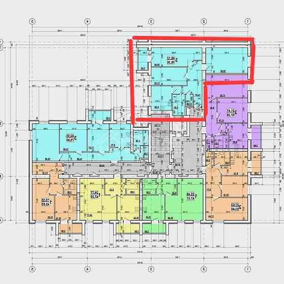 Продаж Квартира 3-кімнатна, 8/9 поверх на вул. Миру Харків