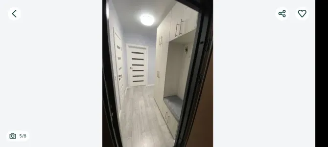 For rent 1-room apartment on Hmyri 20 with modern renovation, residential complex 