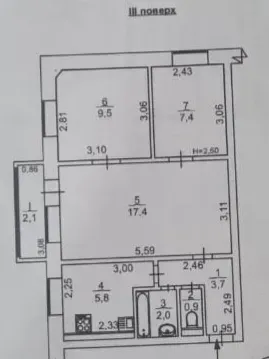 Продаж 3к Квартира 48 кв.м Небесной сотни Одеса