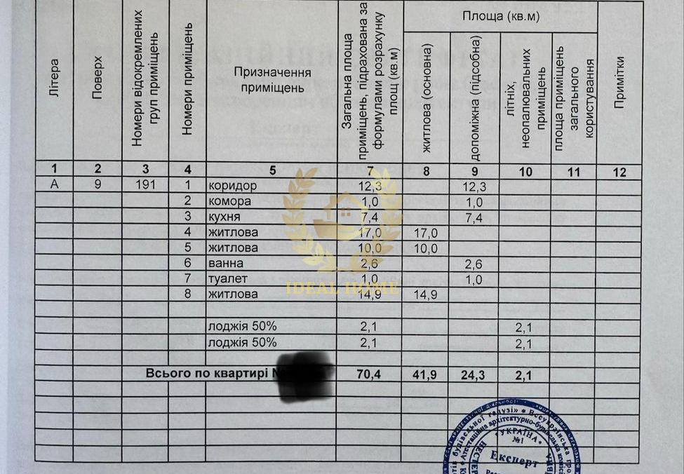 Продаж Квартира 3-кімнатна, 9/10 поверх на Милославская ул., 31 Киев - изображение 4