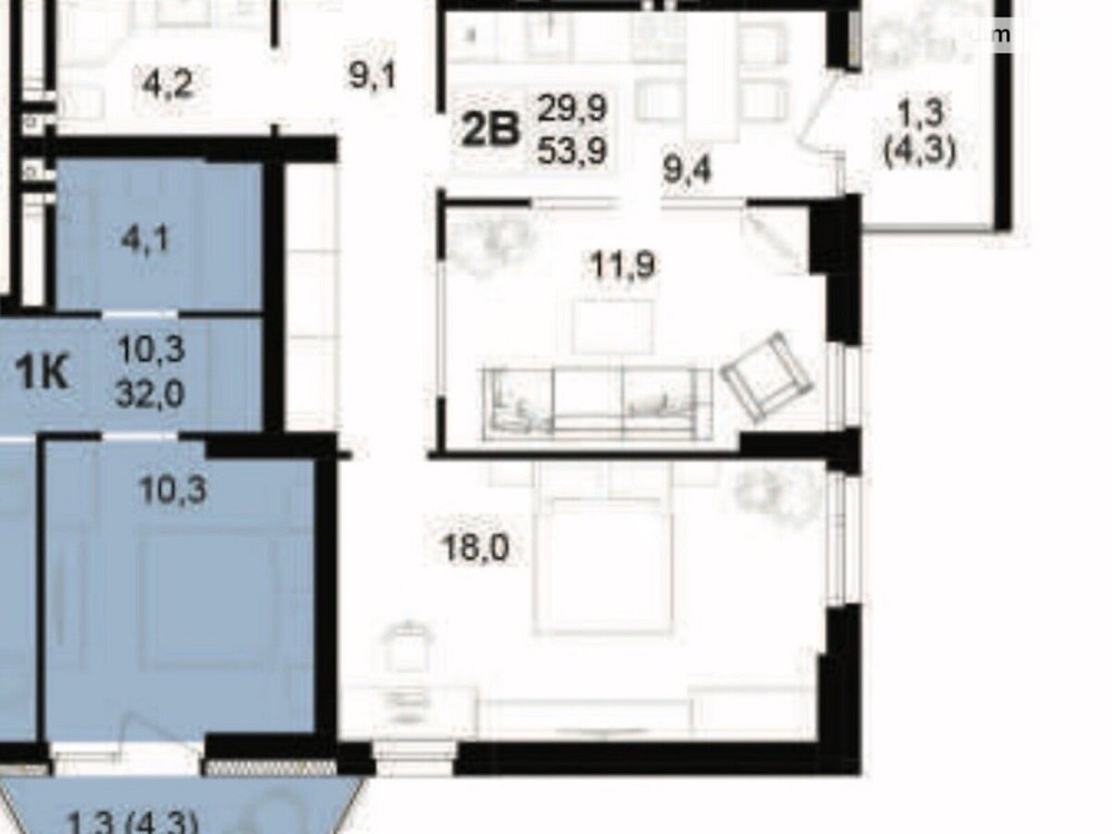 Продаж Квартира 2-кімнатна, 4/9 поверх на Цегельний Вінниця - фото 5