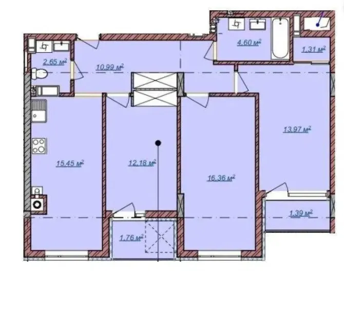 Продаж 3 кім.кв 80м ЖК Бузковий вул.Навроцького Львів - фото 1