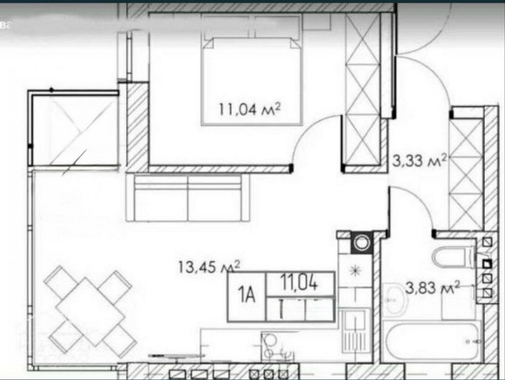 Продаж Квартира 1-кімнатна, 1/3 поверх на вул. Гармонія Ровно - изображение 13