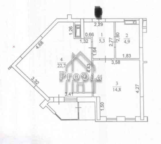Продаж Будинок 1-кімнатний на Гліба Бабіча вул., 8Б Kiev