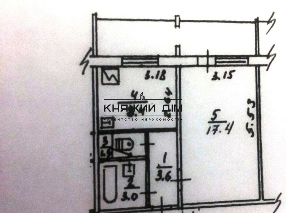 Оренда Квартира 1-кімнатна, 3/12 поверх на Алма-Атинская ул. Киев - изображение 2