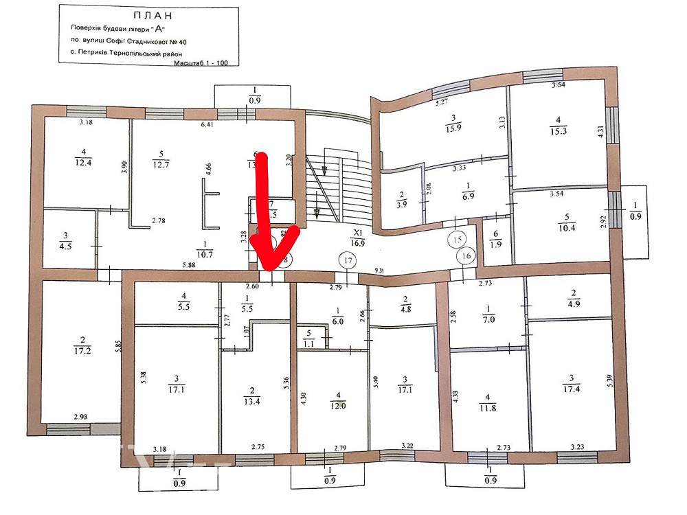 Продаж Квартира 1-кімнатна, 4/4 поверх на вул. Стадникової С. Тернопіль - фото 9