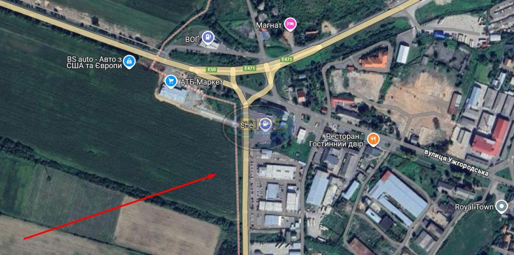 Продаж земельної ділянки 3.55 га на вул. Ужгородська Мукачеве - фото 5