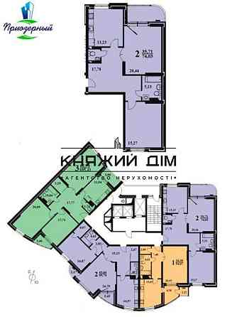 Видова, простора 2-х к. кв. в новому ЖК на Позняках. № 2183935 Київ
