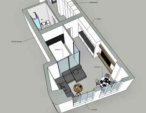 Видовая квартира в районе Французского бульвара. Одеса