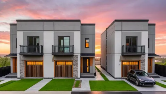 Продаж 2-поверховий Дуплекс з ділянкою 1.9 сот 137 кв.м 3 кімн. на AmberHome Хриплин