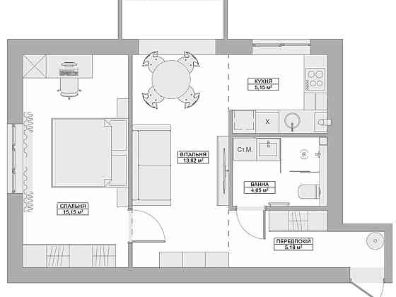 Продаж Квартира 2-кімнатна, 2/5 поверх на Артема Вінниця