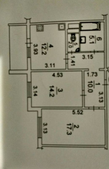 Оренда Квартира 2-кімнатна, 6/20 поверх на ул. Григория Ващенко Київ - фото 1
