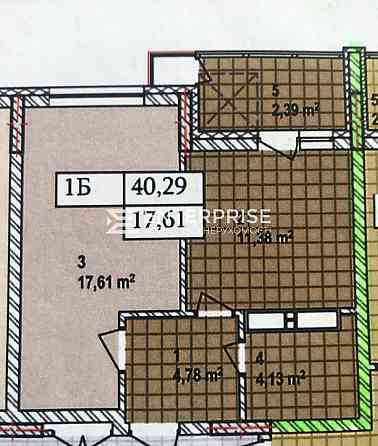 Продаж 1к Квартира 43 кв.м Сосюри Володимира вул. Kiev