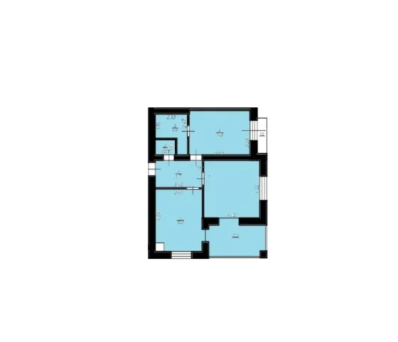For sale 2-room Apartment 71.8 sq.m Млинарський Ivano-Frankivs'k