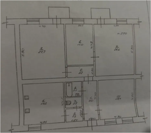 4-х комнатная квартира на ул. Новосельского Одеса - фото 11