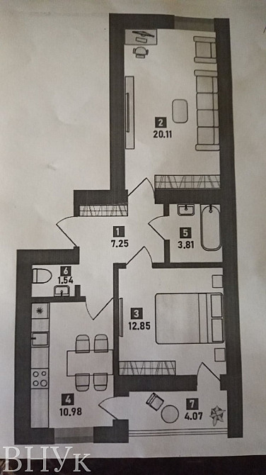 Продаж Квартира 2-кімнатна, 1/9 поверх на Володимира Князя Luts'k - photo 13