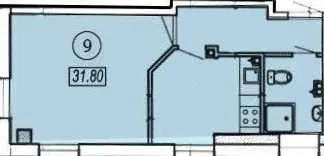 Продаж Квартира 1-кімнатна, 2/6 поверх на Доковая улица, 15 Odessa - photo 9