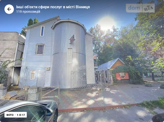 Оренда приміщення вільного призначення на Келецька поверх - 1/3 Винница