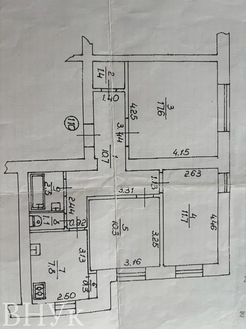 Продаж Квартира 3-кімнатна, 1/9 поверх на Кравчука Луцьк - фото 11