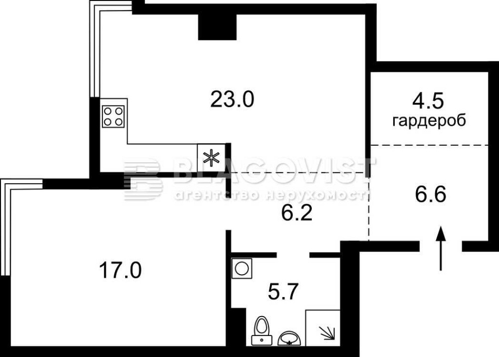 Продаж Квартира 2-кімнатна, 4/23 поверх на Трускавецька вул., д. 10б Київ - фото 15