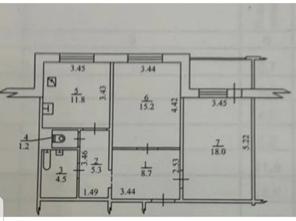 Продаж Квартира 2-кімнатна, 6/16 поверх на Вишняківська, 13б Киев - изображение 3