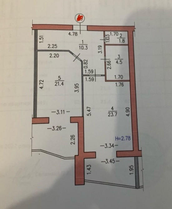 Продаж 1к Квартира 61 кв.м Синельниківська 14 Zhytomyr - photo 2