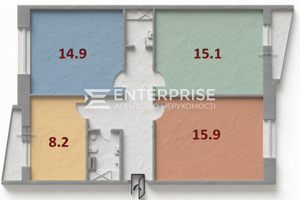 Продаж 3к Квартира 70.4 кв.м Тычины Павла вул. Київ - фото 1