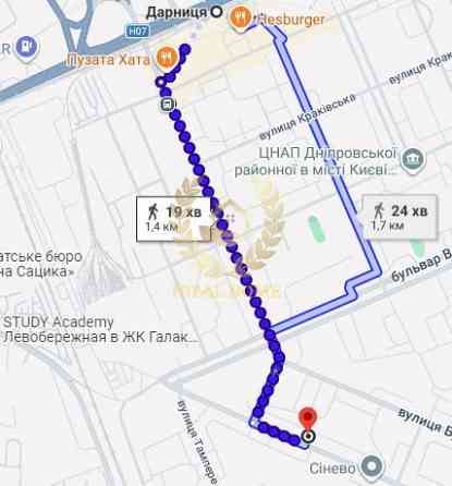 Продаж Квартира 1-кімнатна, 1/5 поверх на Мира пер., 12 Київ