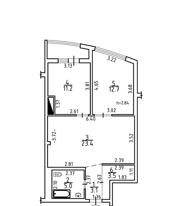Красивая, двухкомнатная квартира на Люстдорфской дороге. Одеса - фото 19