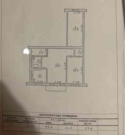 Продаж 3к Квартира 60 кв.м Київська/Вокзальна ТРЦ Глобал Zhytomyr