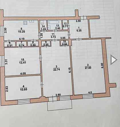 Продаж Квартира 4-кімнатна, 3/5 поверх на вул. Майдан Перемоги Zhytomyr