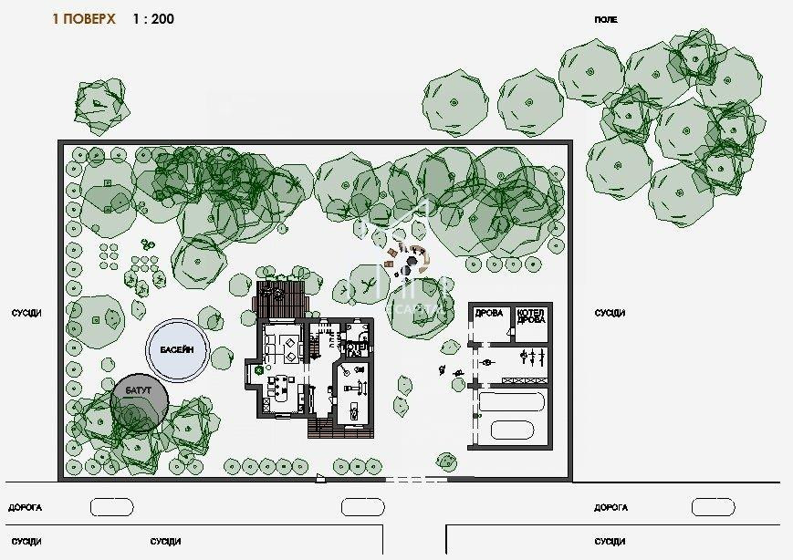 Продаж 2-поверховий Будинок з ділянкою 17 сот 200 кв.м 4 кімн. на Садова вул. Рясне-Руське - фото 12