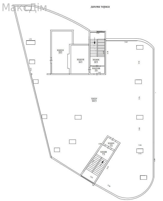 Оренда приміщення вільного призначення на вул. Торговиця приміщень - 2, поверх - 9/9 Тернополь - изображение 17