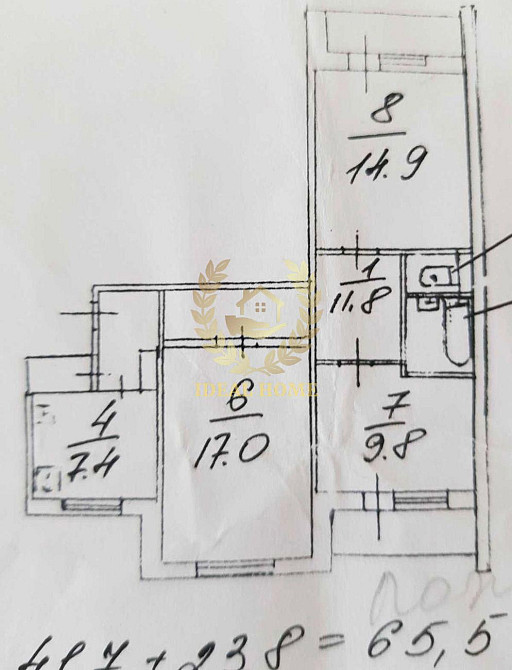 Продаються дві кімнати в 3-х кімнатній квартирі в Деснянському р-ні Киев - изображение 2