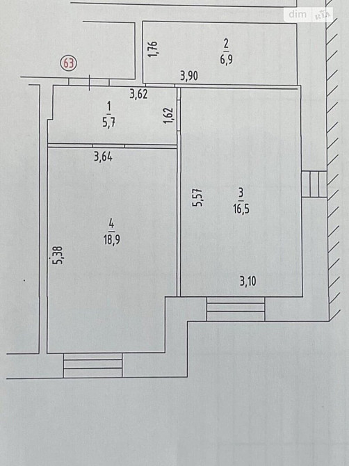 Продаж Квартира 1-кімнатна, 9/10 поверх на Праведників світу Vinnytsya - photo 3