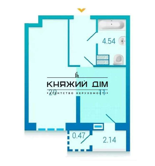 Продаж 1-но к. квартири в ЖК Вишиванка Мінський масив. № 21143357 Київ - фото 17