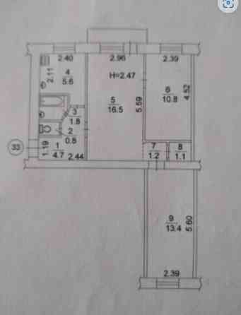 Продаж Квартира 3-кімнатна, 4/5 поверх на проспект Воскресенский (Перова бульвар), д.3 Kiev