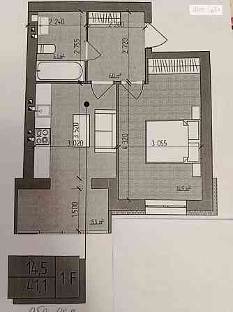 Продаж Квартира 1-кімнатна, 2/3 поверх на Євгенія Патона Вінниця
