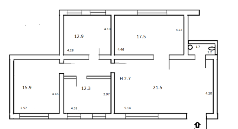 Продаж комерційне приміщення на ул. Преображенская, 9а приміщень - 5, поверх - 1 Одеса - фото 12