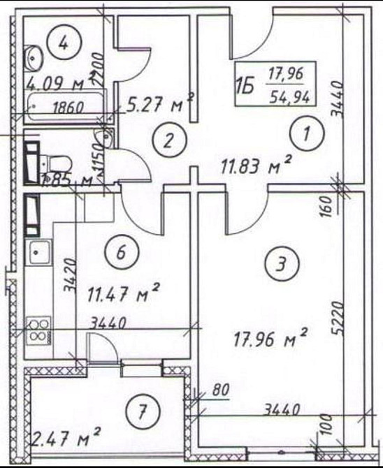 Оренда Квартира 1-кімнатна, 7/25 поверх на Здолбунівська, 13 Київ - фото 15