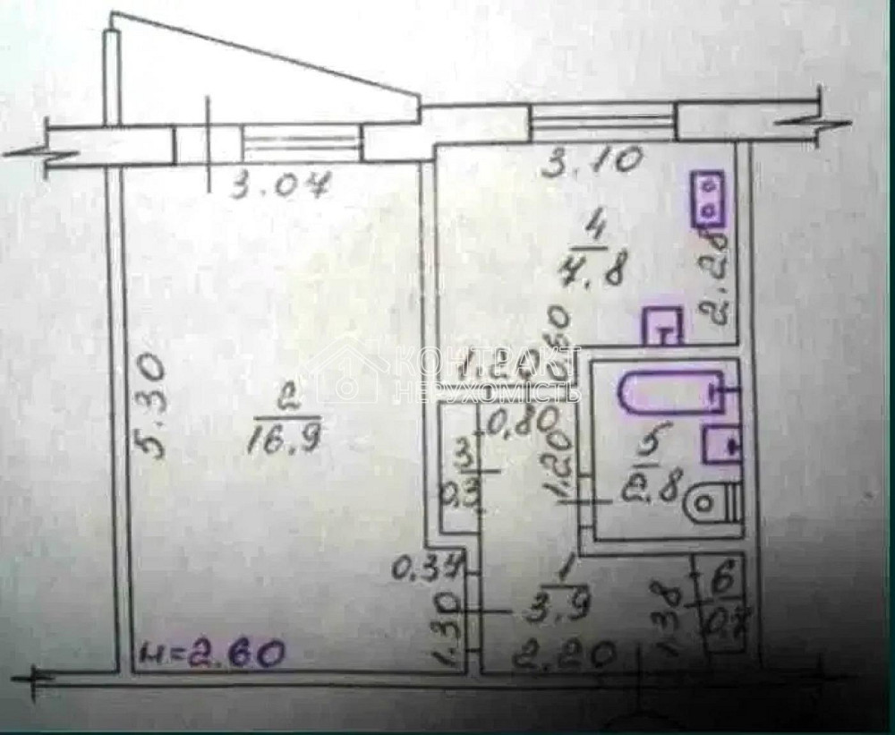 Продаж Квартира 1-кімнатна, 4/9 поверх на вул. Гвардійців Широнінців Харків - фото 2