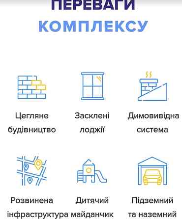 Продаж Квартира 1-кімнатна, 2/10 поверх Ternopil'