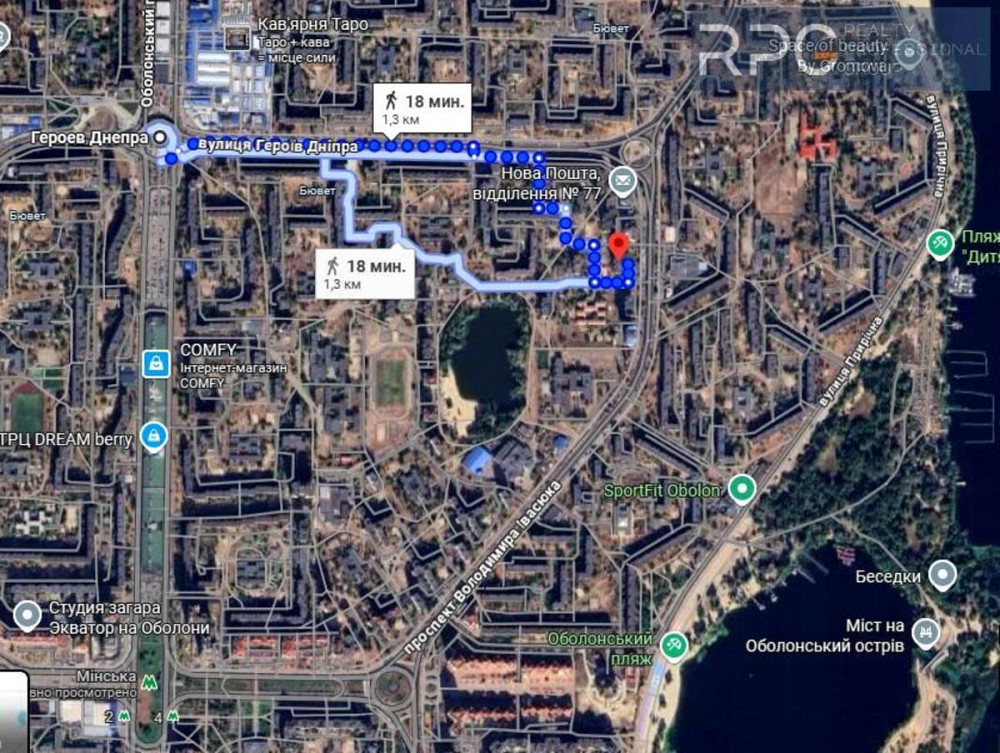 Оренда Квартира 1-кімнатна, 9/16 поверх на Володимира Івасюка, 51 Київ - фото 13