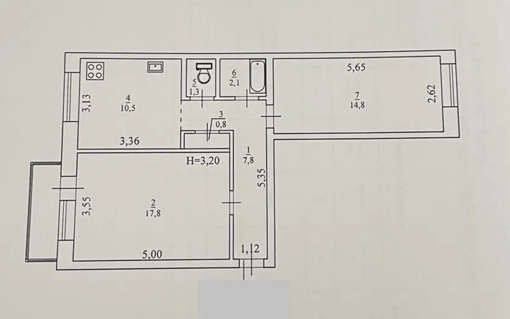 Продаж 2к Квартира 56 кв.м Стратегічне шосе, 39а Київ - фото 15