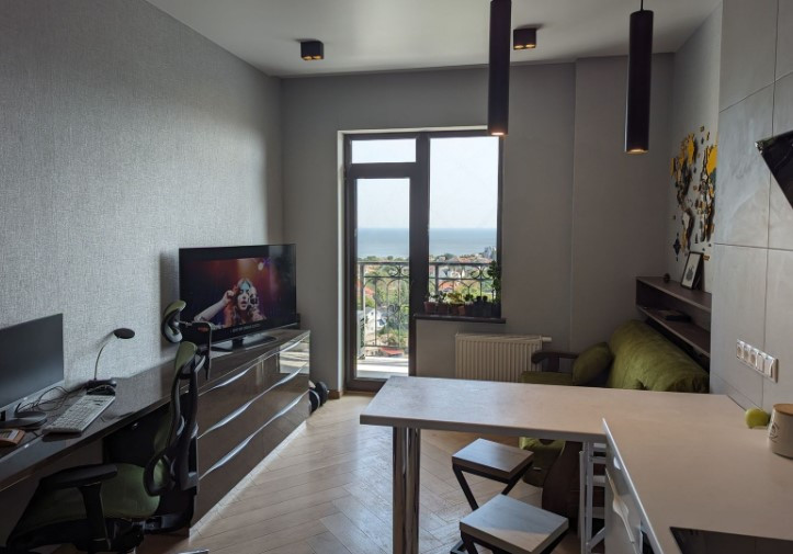 Квартира с панорамным  видом моря и  дизайнерским ремонтом в Аркадии, без комиссии Одеса - фото 9