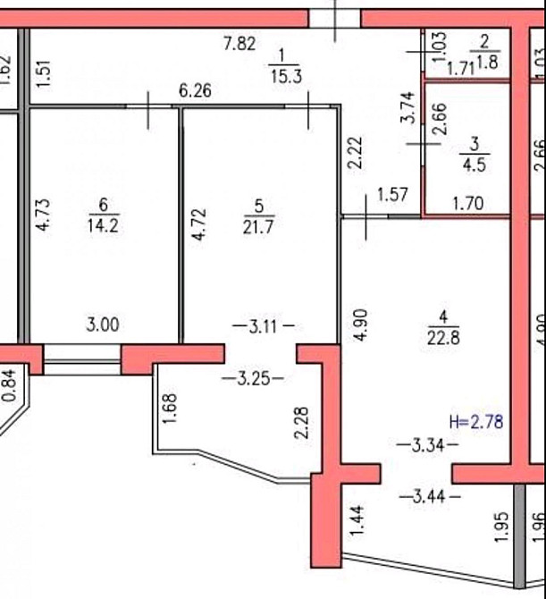 Продаж Квартира 2-кімнатна, 7/12 поверх на вул. Синельниківська Житомир - фото 1