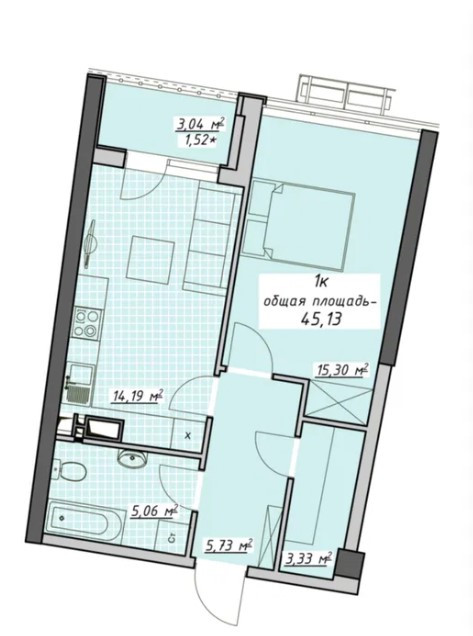 Продаж Квартира 1-кімнатна на переулок Курортный, 2 Одесса - изображение 18